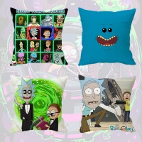 16"in Rick and Morty MEESEEKS Car Bed Waist Cushion Pillow Case Cover Home Decor   163065373999